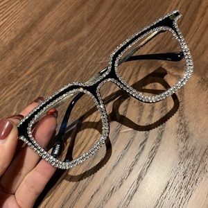 Frames black rhinestone vintage